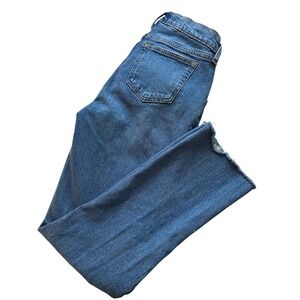 Abercrombie & Fitch 90s Straight Low Rise Jeans Women 25 Tummy Control 29x28